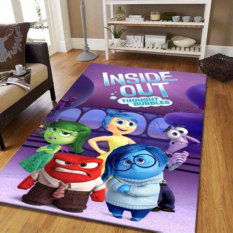 1pc Inside Out Pattern Area Rug Soft Flannel Floor Mat for Living Room, edroom, Kitchen, Sofa Coffee Table Floor Mat, Machine Washable