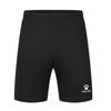 Kelme Soccer Game Shorts, Half-Length, Moisture-Wicking, Quick-Drying Practice Shorts (Black, XL)