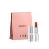 Prada Матовая Помада Ultimate Color Overlay Легкая Помада 2026 Ограниченная Серия ко Дню Святого Валентина Мягкий Туман Легко Наносится Натуральный #B106 землистый нюдово-коричневый