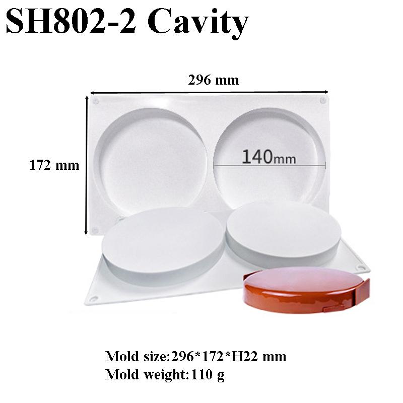 Cake Baking Tools Cylindrical Shape French Mousse Moulds Silicone Cake Molds Dessert Bakeware Food Grade Kitchen Baking Utensils