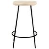 Bar Stool Set of 2 Solid Mango Wood
