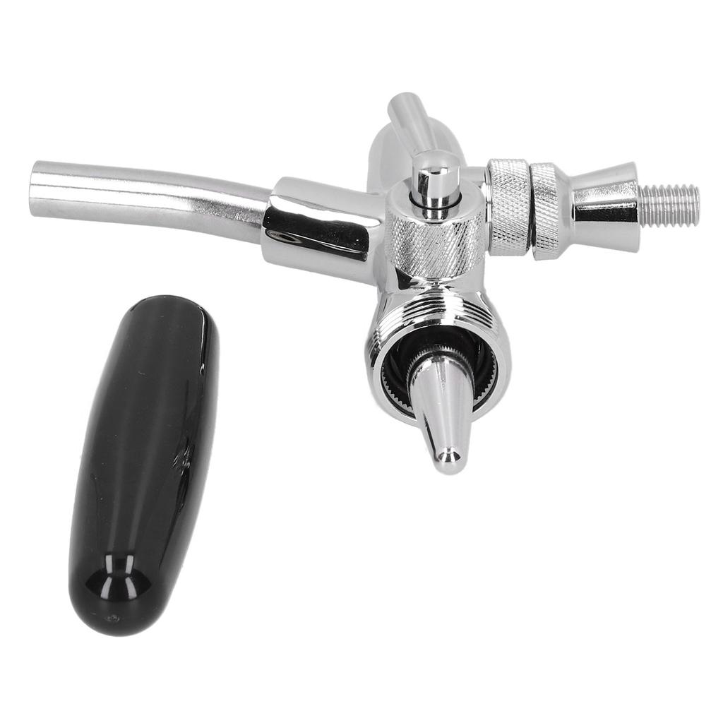 Смеситель для разливного пива с длинным хвостовиком, диспенсер для пивных бочонков из нержавеющей стали, поставки для домашнего пивоварения