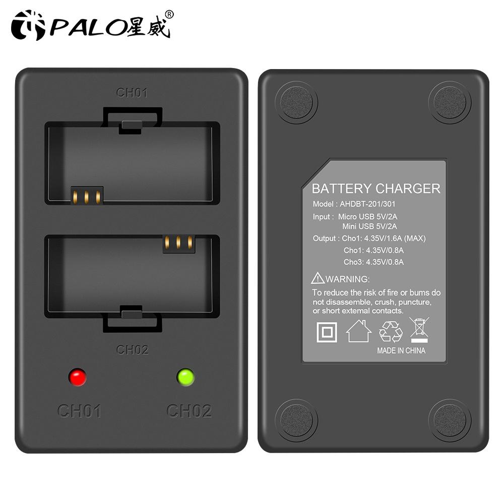 Литий-ионный аккумулятор AHDBT-301 3,7 В, 1600 мАч для GoPro Hero3 Gopro Hero 3/3+, оригинальный аккумулятор для камеры AHDBT 301 AHDBT 301 + зарядное устройство