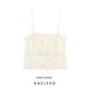 Kaslead New Women Clothes Western Style Bowknot Decoration Embroidery Sling Top 0881023 712