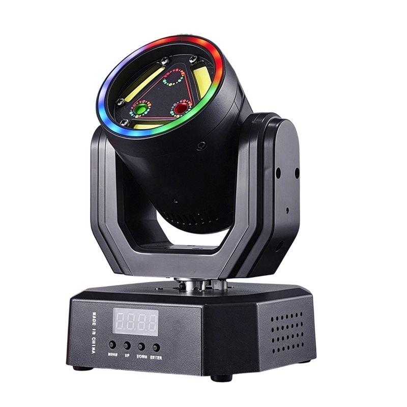 A25F-Подвижная голова RGB LED Световой эффект DMX512 Активация звуком Лазерный стробоскоп Для DJ Дискотеки Вечеринки Клуба Сценического шоу