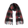 beyondcloset New Parisian Dog Wappen Basic Muffler Red