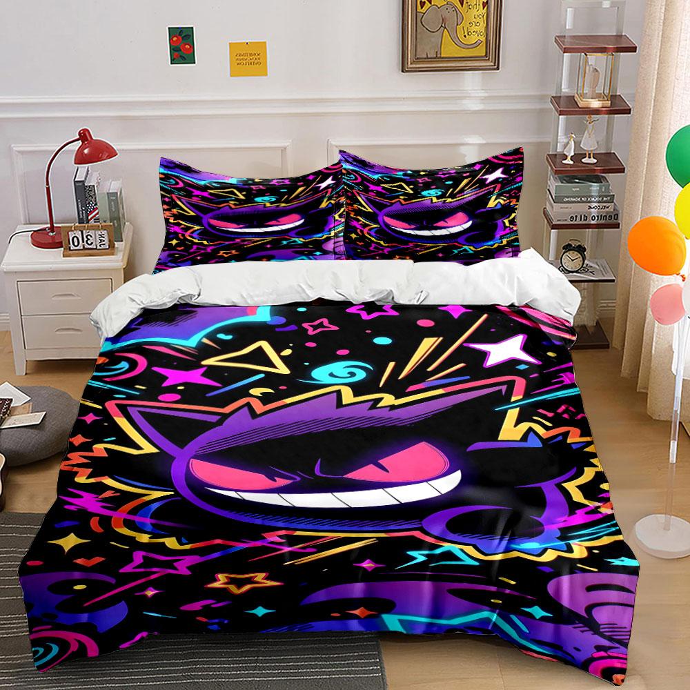 "Vibrant cosmic mischief unleashed!" Bedding sets Duvet covers Pillowcases(1* Duvet Cover 2* Pillowcases without duvet insert)