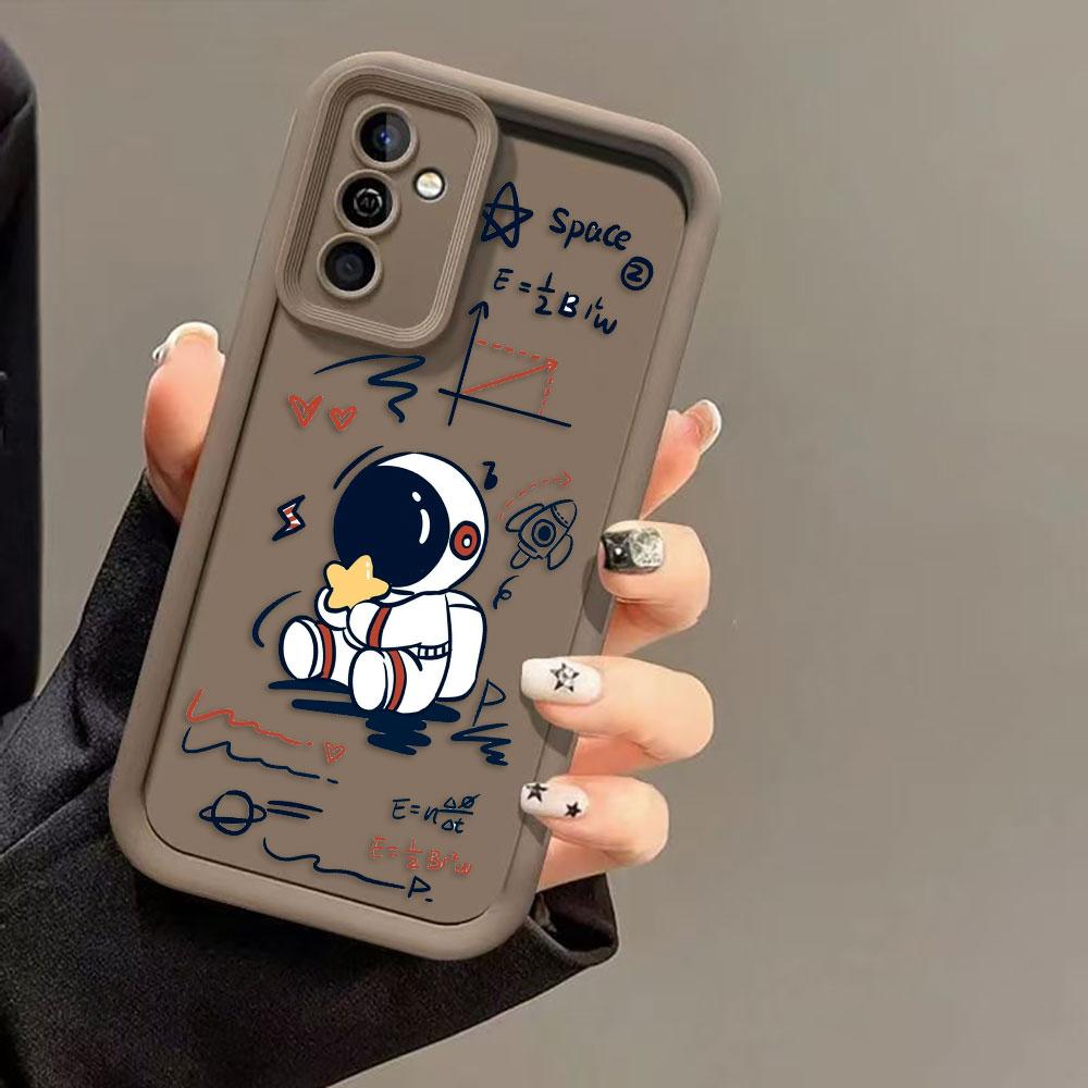 Мультяшный чехол для телефона с астронавтом и космосом для MOTO G9 G24 G32 G34 G52 G54 G56 G60 G75 G84 G85 G86 E32 E40 EDGE 40 50 50F 60E 60
