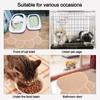 Paw Shape Cat Dishes Placemat Non-slip Cat Litter Box Mat Durable Pet Feeding Mat