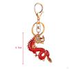 Китайский брелок для ключей «Год дракона» с подвеской в виде традиционного ключа