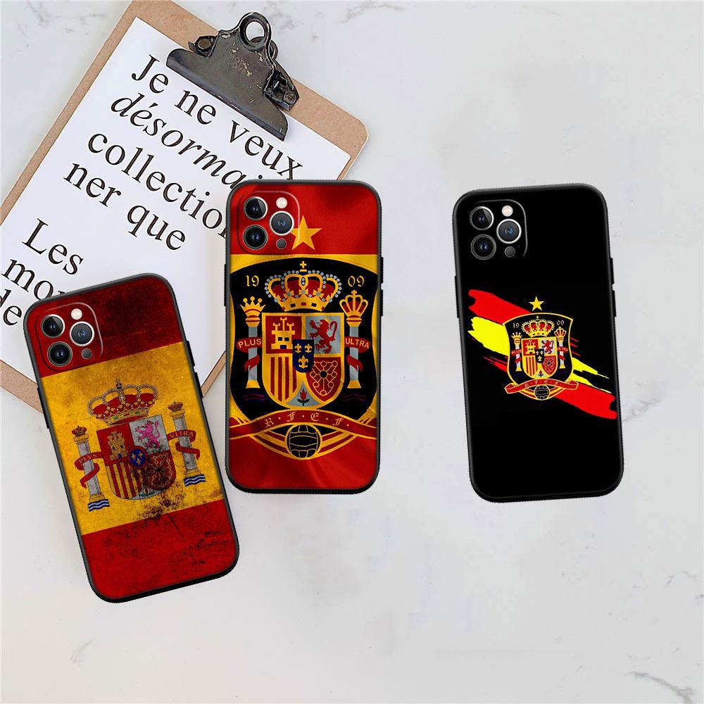 PP57 Spain Flag Soft Shell Phone Case for Redmi Note 8 9 Pro Max 9S 9T 9C NFC 8T 8A 10A A4