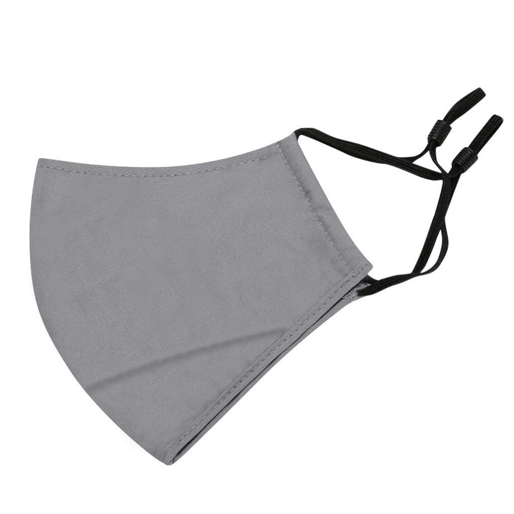 1 шт. Классические однотонные маски для лица Взрослые Дышащие Моющиеся Тканевые маски Модные маски с принтом Женские Защита для рта Cubrebocas