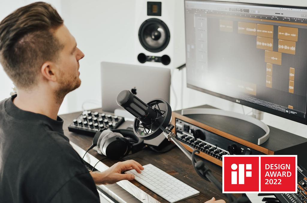 Beyerdynamic PRO X M70 Профессиональный динамический микрофон с фронтальным адресом, сумка для хранения с поп-фильтром, крепление для амортизатора