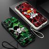 Чехол-бампер One Piece Красный Зеленый Крутой для Apple iPhone 17 Pro Max 15 Air 13 Mini 7 8 11 XS XR 12 Plus 16