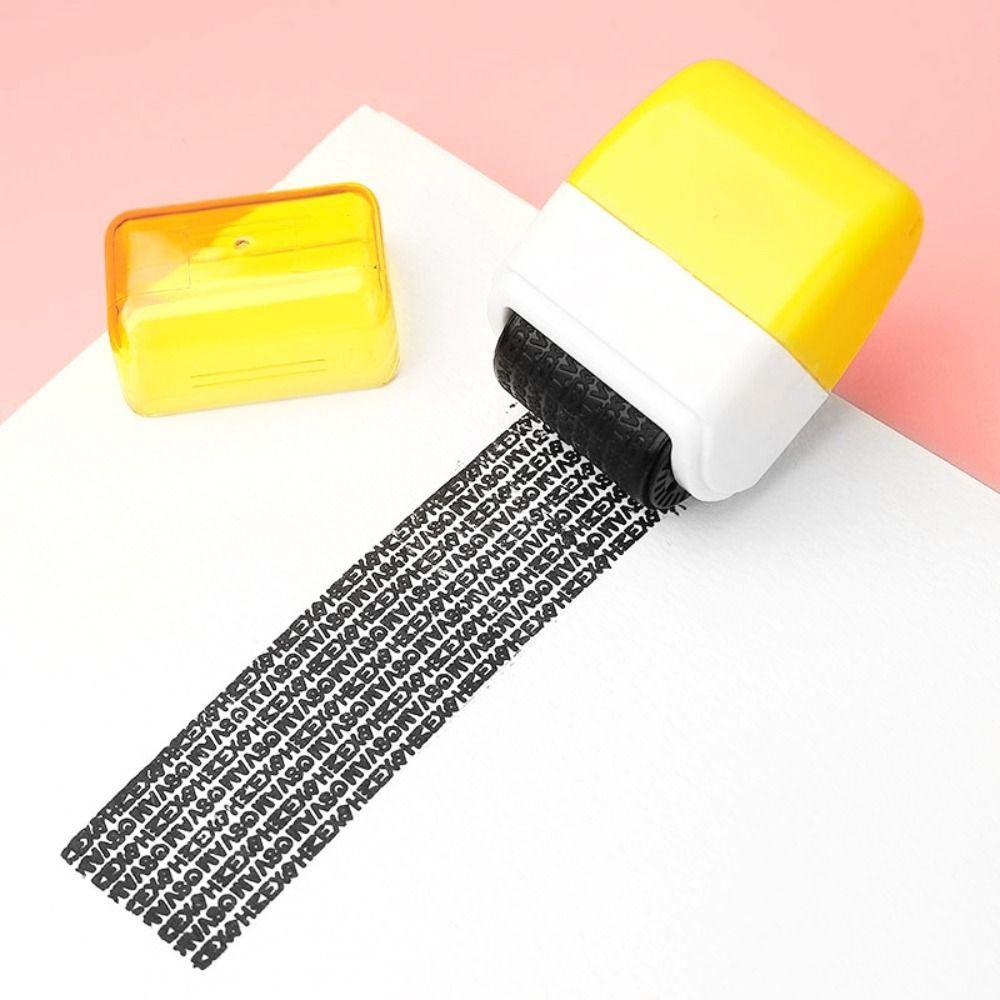 Информация Грязный Код Защитный Роликовый Штамп Самонаполняющаяся Конфиденциальная Печать Защита от Утечки