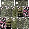 Phone Case for Samsung Galaxy S25 S23 S22 S24 Ultra FE A05 A06 A15 A16 A36 A37 A35 A54 A55 A56 A57 A25 A26 A53 A17 Army Camouflage Camo Military Cover