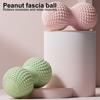 Массажный мяч с арахисом для глубокой релаксации мышц, двойной ролик для лакросса, физиотерапия, массажер для ног, рук, талии, живота, спины, ступней, всего тела