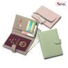 Luxury Leather Passport Holder for Women – RFID Blocking, Slim Design, Multi-functional Travel Wallet Purse with Ticket Pocket