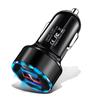 Usb Quick Charge Car Charger Voltage Display Splitter Lighter Socket Qc 3.0 Charger In Dual Car Adapter Accessories