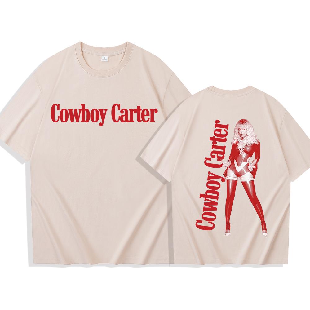 Beyonce Cowboy Carter 2025 T-shirt Man Women Harajuku O-neck Summer Casual Fashion High Quality Loose Street T-shirt Unisex