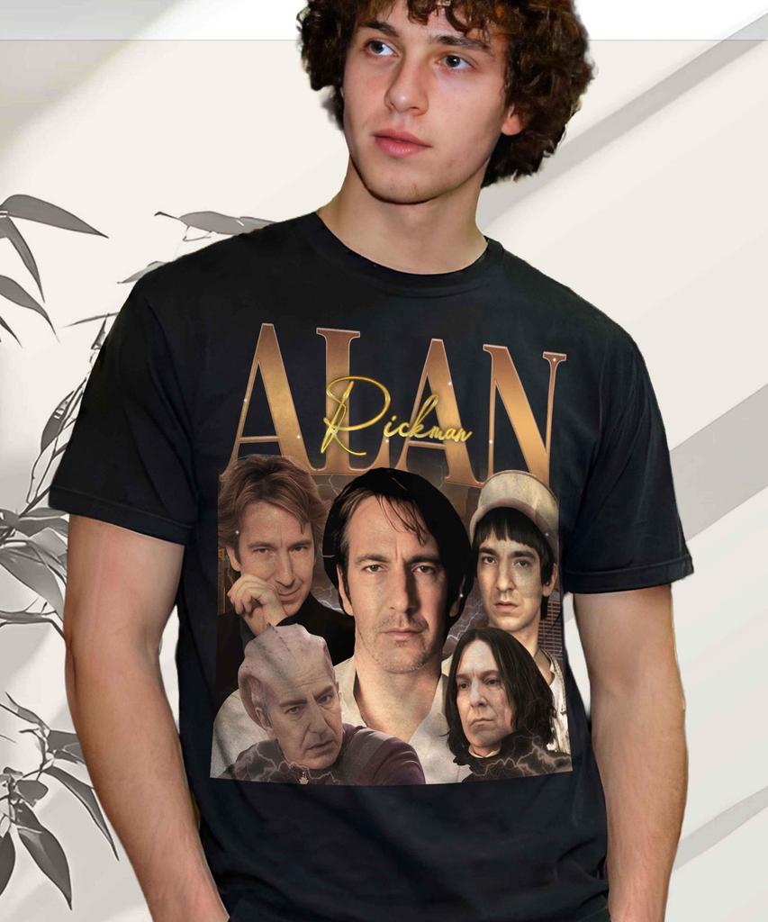 Alan Rickman Shirt and kids tshirt, Die Hard TShirt and kids tshirt,90s Movie Tee,English Actor