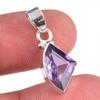 Natural Alexandrite Gemstone Handmade 925 Solid Sterling Silver Pendant 1'' L8b06