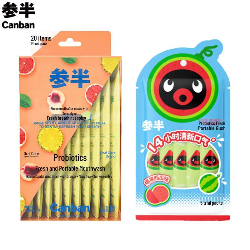 Can Ban Portable Mouthwash Strips