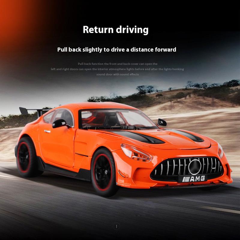 1/18 BENZ AMG крутая спортивная машина, модель из сплава, крутой звук и свет, детализированный салон, воссоздание деталей, изысканное настольное украшение
