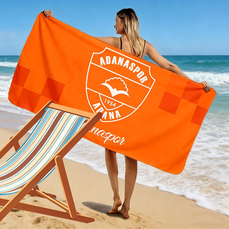 Adanaspor Print Beach Towel, Large Soft Quick Dry Towel for Beach Camping Swimming