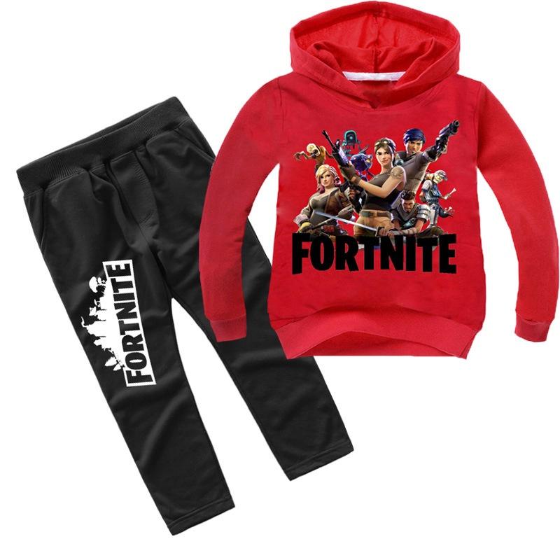 Hooded Fortnite Child Clothing Sweatshirt Hoodie Unisex Kids Wear Clothing Game