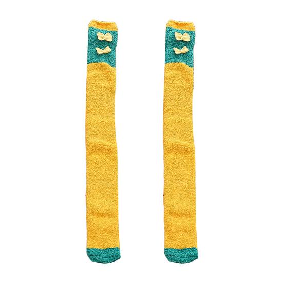 Christmas Thigh High Fuzzy Socks for Women Cute Cartoon Over The Knee Socks Winter Long Leg Warm Fluffy Stockings