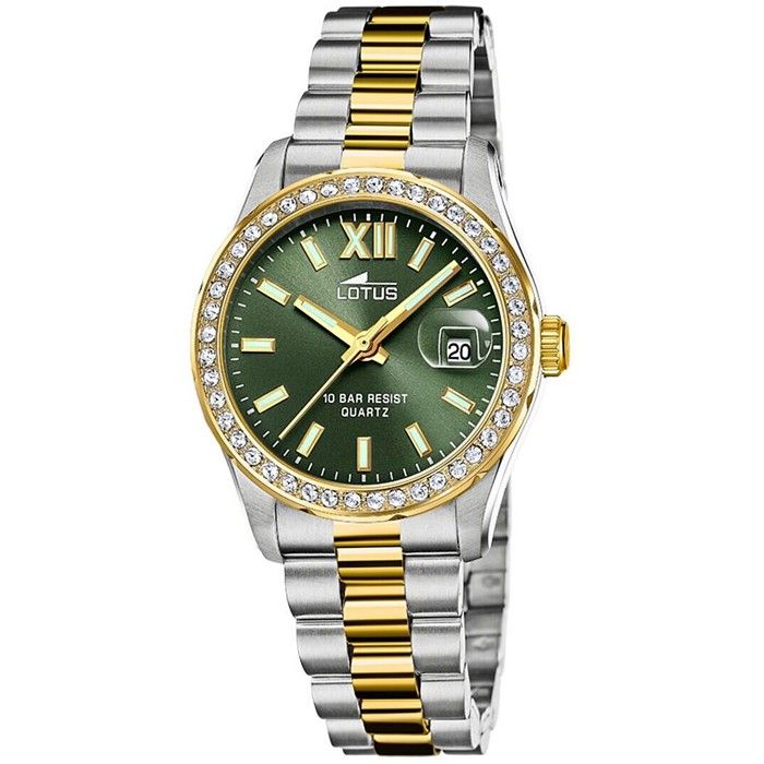 Montre LOTUS Freedom Collection 18978/2 Bicolore - Acier - Quartz - Etanche 3 Atm - Verre minéral - Analogique