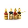 4Pcs/Lot 4Mm Banana Plug Binding Post Loudspeaker Power Socket Terminals