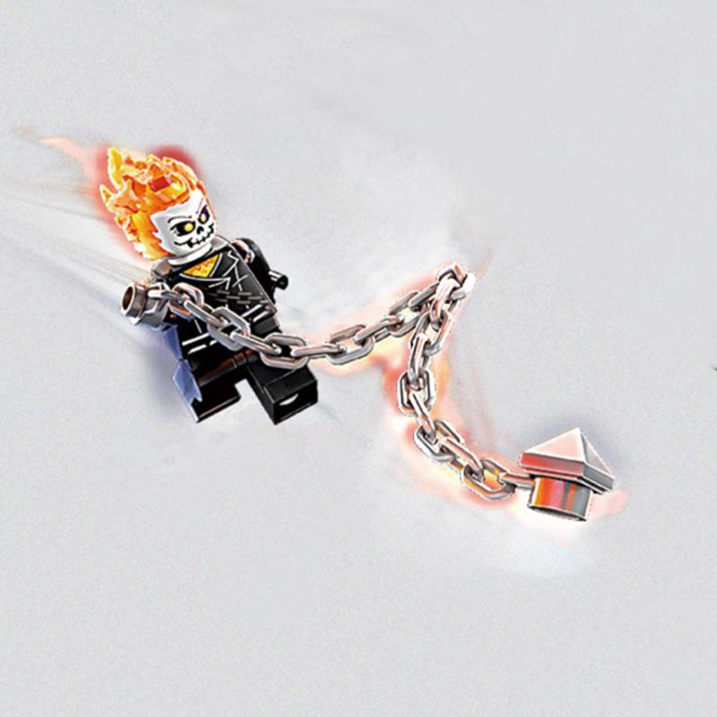 LEGO Конструктор Меха и Мотоцикл Призрачного Гонщика 76245