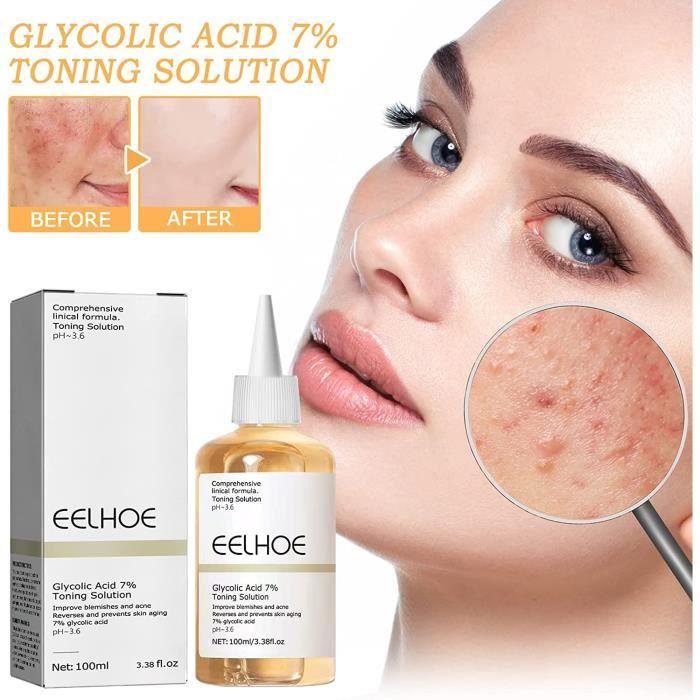 Solution Tonique - Glycolic Acid 7% - 100ml - Vegan - Tous types de peau