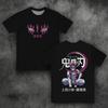 New Hot Selling Men's T-shirt Homme Printed Pattern Short Sleeve Demon Slayer Uzui Tengen Anime Retro Unisex Round Neck Top