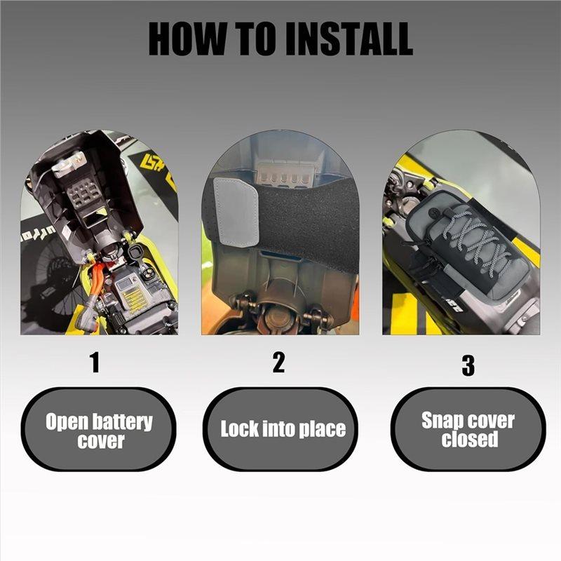 Battery Cover Frame Bag For Electric Dirt Bikes For Surron Light Bee S/X Ultra Bee Tutti Soleil 01 Talaria MX3/MX4 MX5