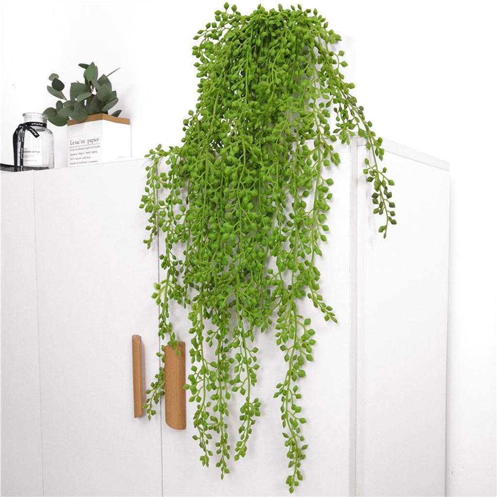 Artificial Plant Vine Floral Waterproof Wedding Greenery Hang Hanging Indoor Outdoor Party Succulen Decoration