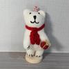 Handmade Wool Felt Tiger and Lion Bag Charm Ornament - Cute Gift Pendant