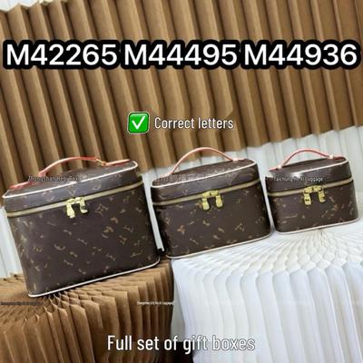 Женский кейс для макияжа из натуральной кожи большой вместимости, сумка через плечо с подарочной упаковкой