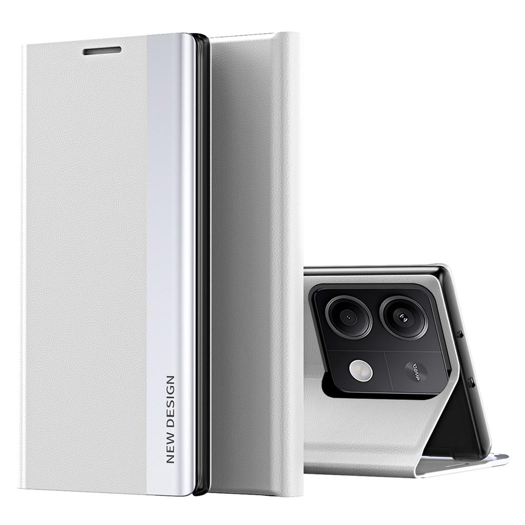 For Xiaomi Redmi Note 13 5G Phone Cover PC Shell+Leather Scratch-proof Case