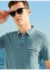 Mulberry Silk Modal Contrasting Polo Shirt