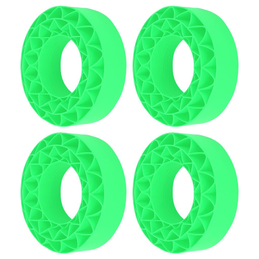 4Pcs Silicone Tire Insert Fit for SCX10 III 106x42mm Vibrant Color 1.9in Tire Foam Set Red