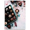 Canvas print, Coloured pralines