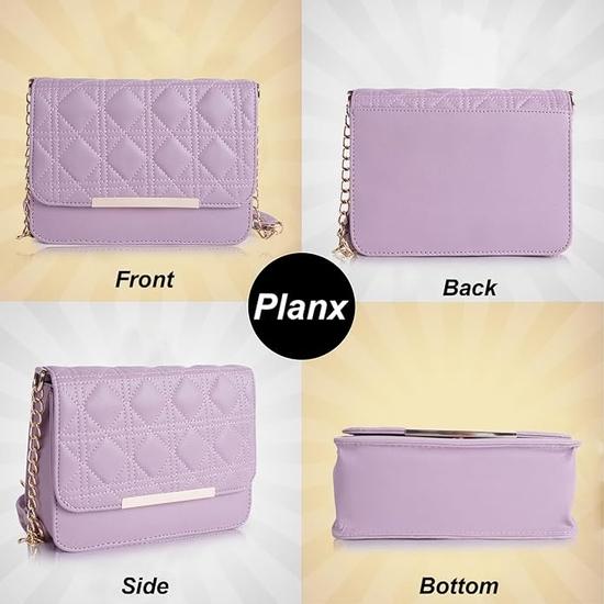 Сумка-слинг через плечо PLANX из синтетической кожи для девочек/женщин