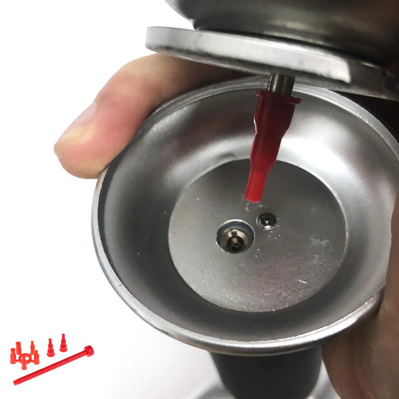 1 комплект Пластиковый адаптер для заправки газом Преобразователь кассетного баллона в надувной баллон Многоразовая бутановая головка Универсальная для зажигалки, распылителя