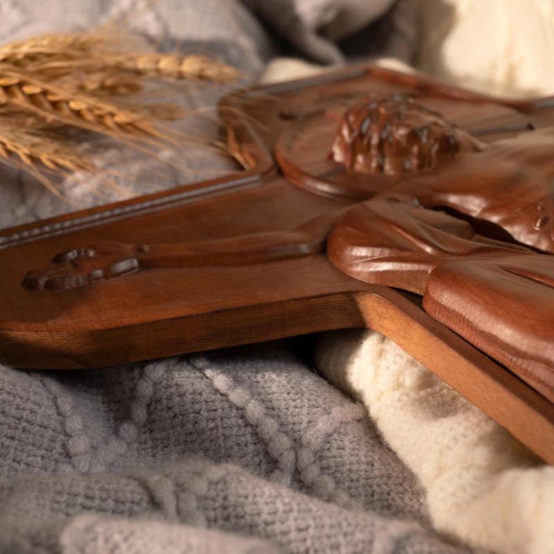 Деревянный крест, христианское настенное украшение, церковь Иисуса Девы Марии Единства, пасхальное украшение, католический крест, религиозная скульптура