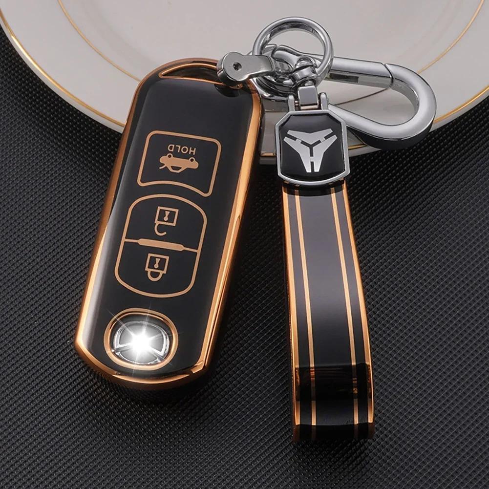 New Tpu Car Remote Key Case Cover For Mazda 2 3 6 Atenza Axela Demio CX-5 CX5 CX-3 CX7 CX-9 2015 2016 2017 2018 2019 Accessories