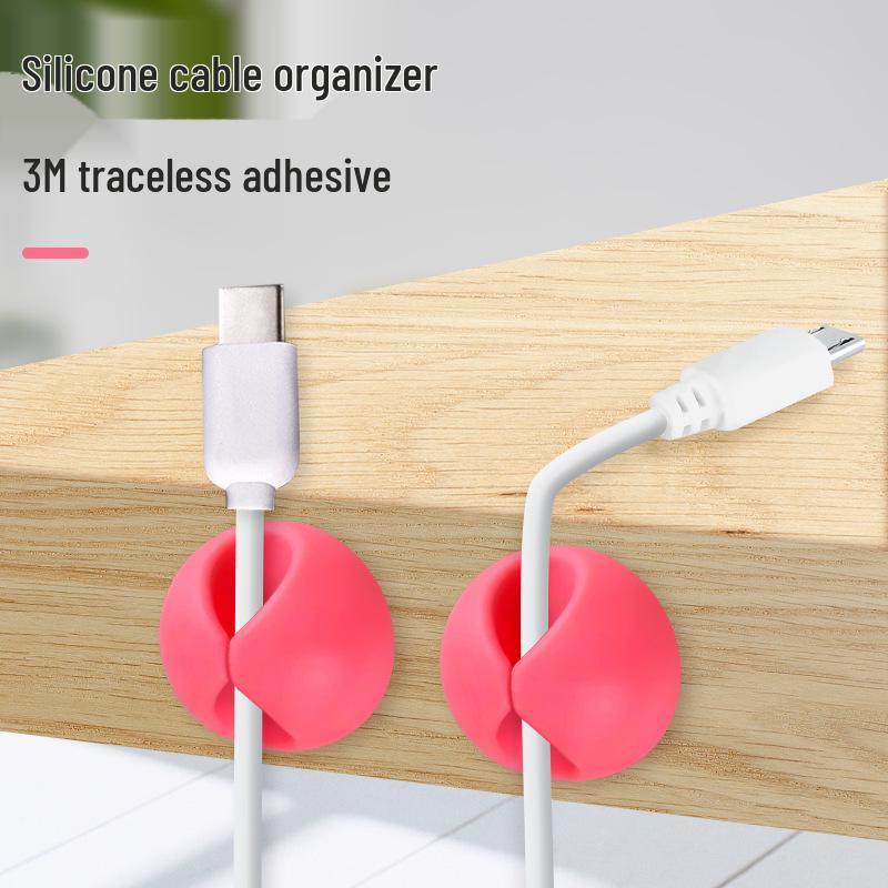 Desktop Cable Organizer and Earphone Storage Clip