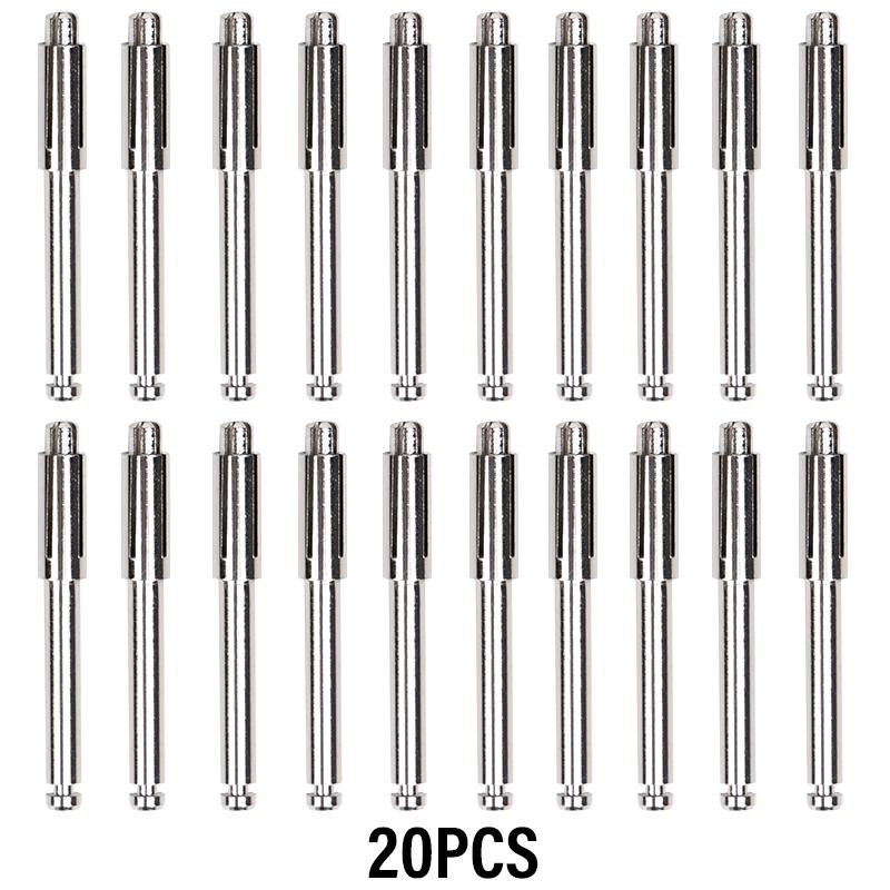 20/30Pcs Dental Mandrel Stainless Steel Dental Lab Disc Fit Ra Shank For Polishing Disk Rotary Tools Dental Polisher Accessories